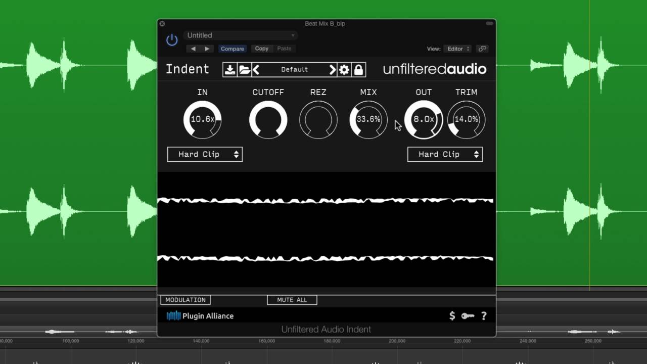 Indent FREE VST Saturation/Filter plugin iDesignSound