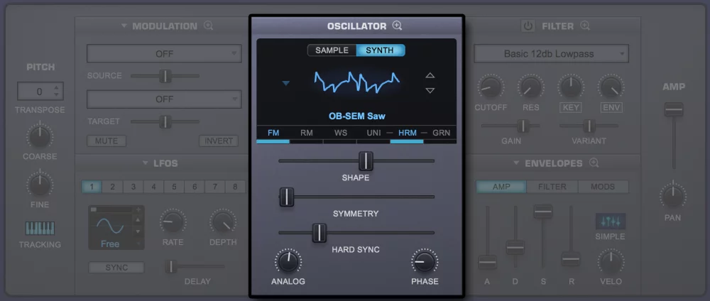 Omnisphere 2 Oscillator