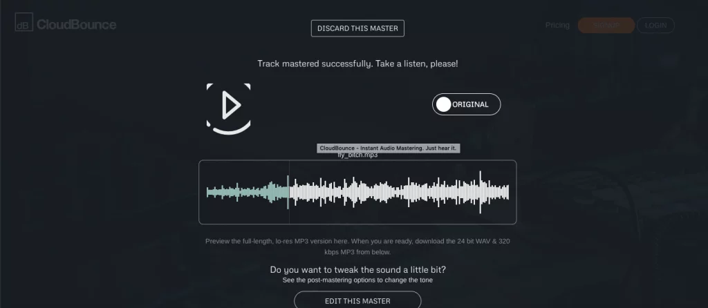 cloudbounce best online mastering service