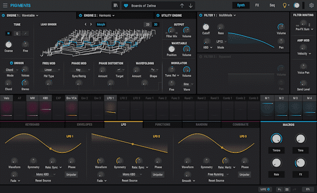 arturia pigments mpe midi