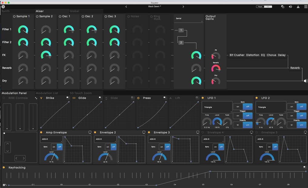 roli equator midi vst