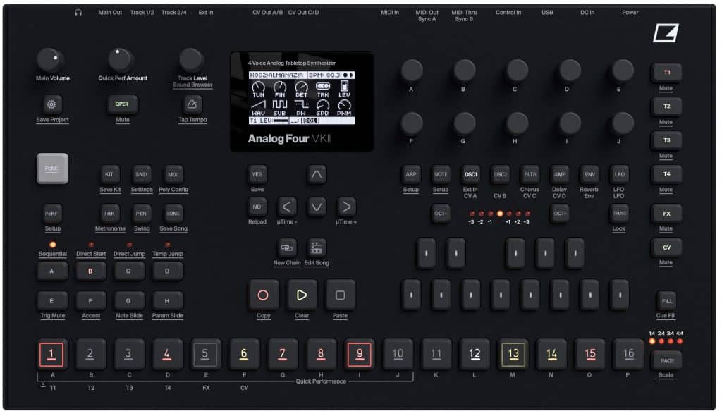 elektron analog4 portable music studio