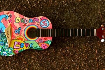 hippie guitar